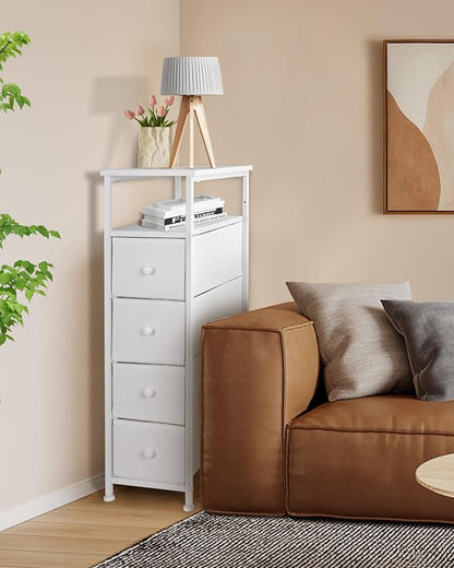 Narrow Dresser for Bedroom, Fabric Tall Dresser & Chests of Drawers - Image 2