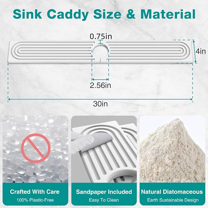 DK177 Faucet Mat for Kitchen Sink - Image 2