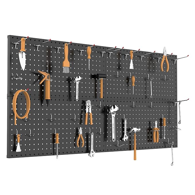 TORACK 4-Pack 12x24 inch Metal Pegboard Panels - Image 2