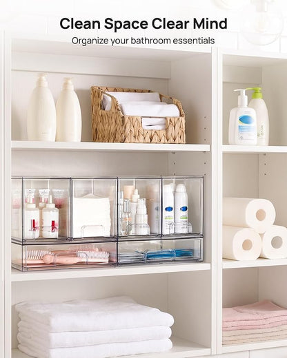 Vtopmart Stackable Storage Drawers Set of 3, Laundry Room Organization - Image 6
