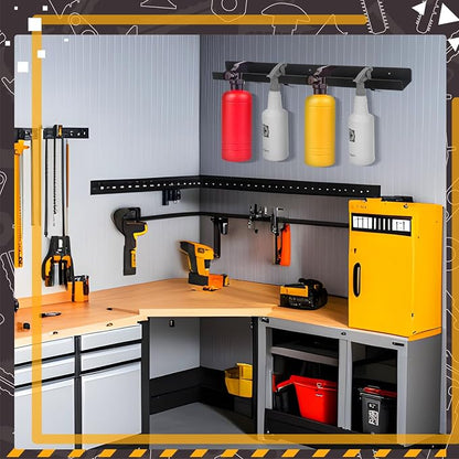 2 Pcs Spray Bottle Holder Wall Mounted Spray Bottle Storage Rack - Image 5