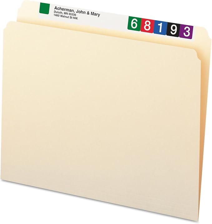 Smead File Folder, Straight-Cut Tab, Letter Size, 100 per Box - Image 3