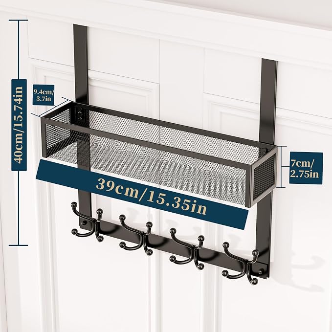 Consumest Over The Door Hooks Organizer - Image 7