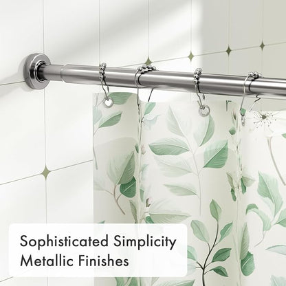AmazerBath 31-46.5 Inches Spring Tension Shower Curtain Rod, Short Shower Rod - Image 4