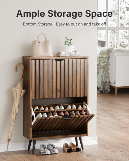 Smart FENDEE Fluted Shoe Storage - Image 3