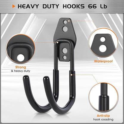 Garage Hanging Hooks Wall Mount, Garage Tool Storage Hooks, Wall Hangers - Image 3