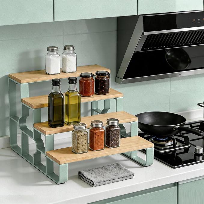 Counter Perfume Organizer, 4-Tier Cologne Stand - Image 3