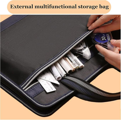 Canvas Expanding Files Organizer, Waterproof Accordion File Organizer - Image 6