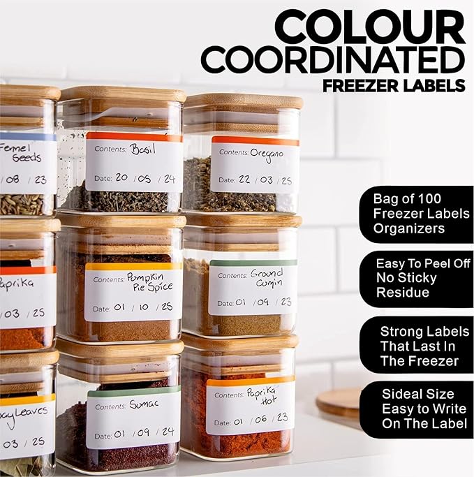 Hybsk Removable Freezer Labels Easy Peel Off - Image 4