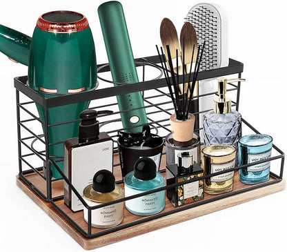 Hair Tool Organizer, Movable Hair Dryer Holder, Hair Styling Tools Storage by Siyzda