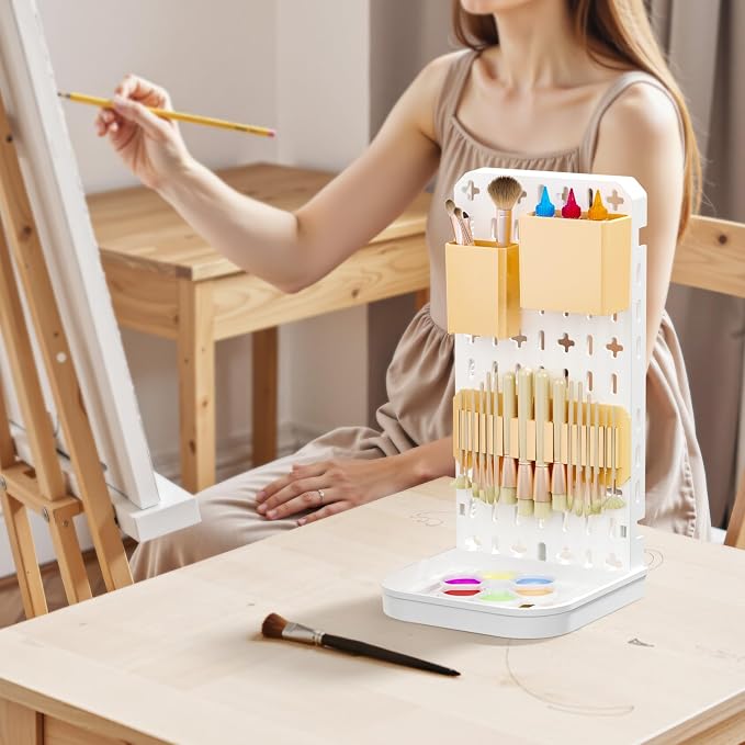Paint Brush Holder Silicone Paint Brush Drying Rack - Image 9