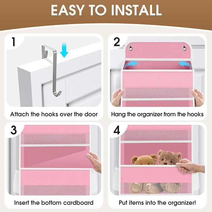 5-Tier Over The Door Organizer Hanging Storage Organizers - Image 3