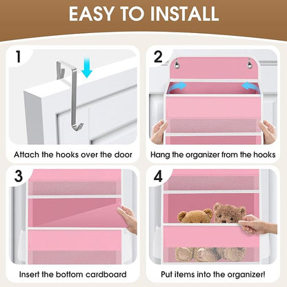 2 Pack Over The Door Organizer Hanging Storage Organizers - Image 3