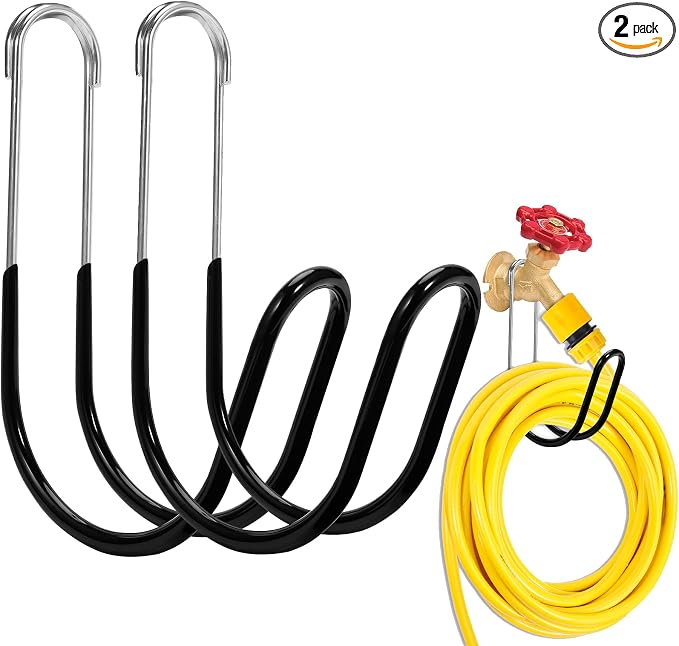 Garden Hose Holder Water Hose Hanger Wall Mounted, 304Stainless Steel Solid by Yoniccal