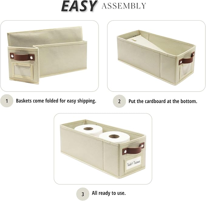 DECOMOMO Narrow Storage Bins, Small Basket - Image 6