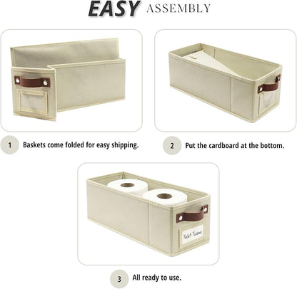 DECOMOMO Narrow Storage Bins, Small Basket - Image 6