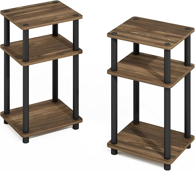 Furinno Turn-N-Tube Storage Shelves, Stackable Standing Shelf, Open Corner Shelf - Image 5