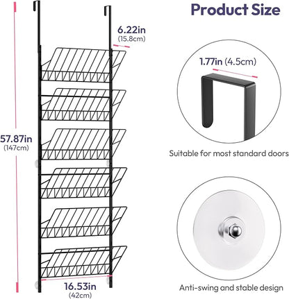 SWTYMIKI Over the Door Shoe Organizer - Image 2