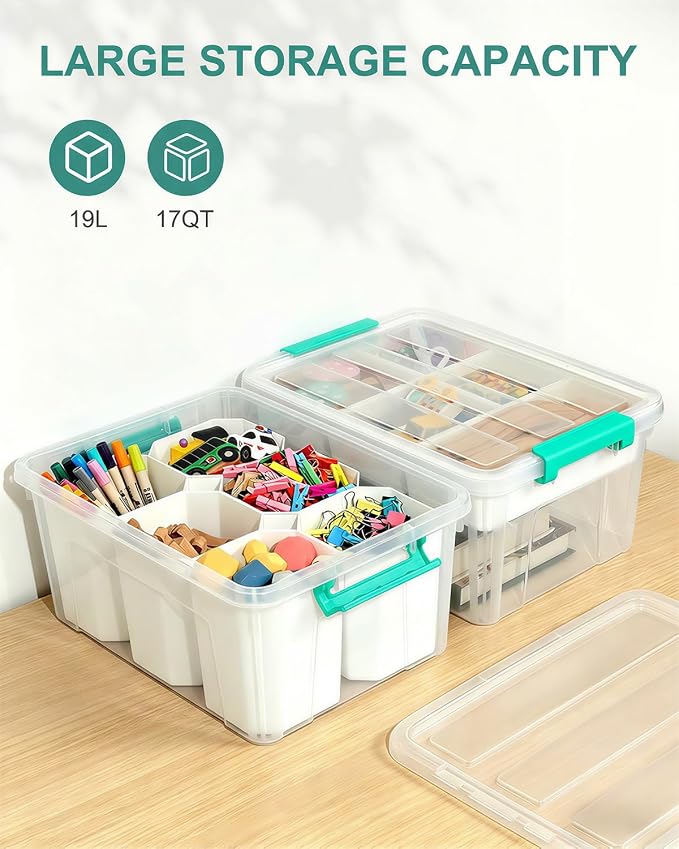 EOENVIVS Clear Storage Tote - Image 7