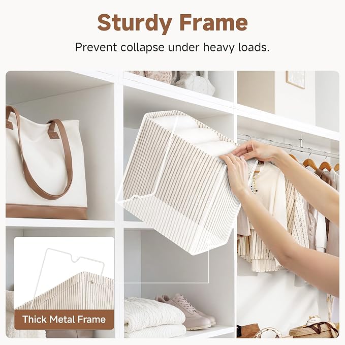 StorageWorks Narrow Storage Bins, Small Basket - Image 4
