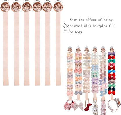 6PCS Bow Holder Hair Bow Organizer, Baby Decorative Hair Accessories Organizer - Image 3