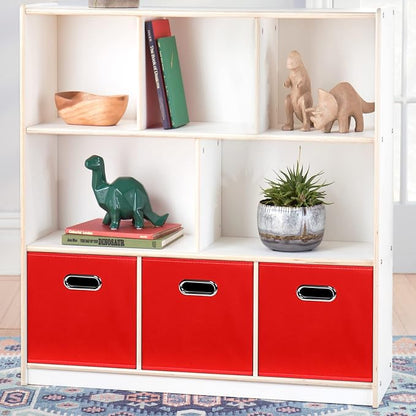 Fabric Cubby Storage Bins, Cube Organizer Bin Foldable Storage Boxes - Image 4