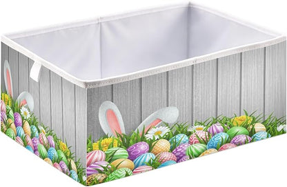 Easter Grass Eggs Closet Organizers Storage Cubes Storage Bins Shelf Baskets - Image 2