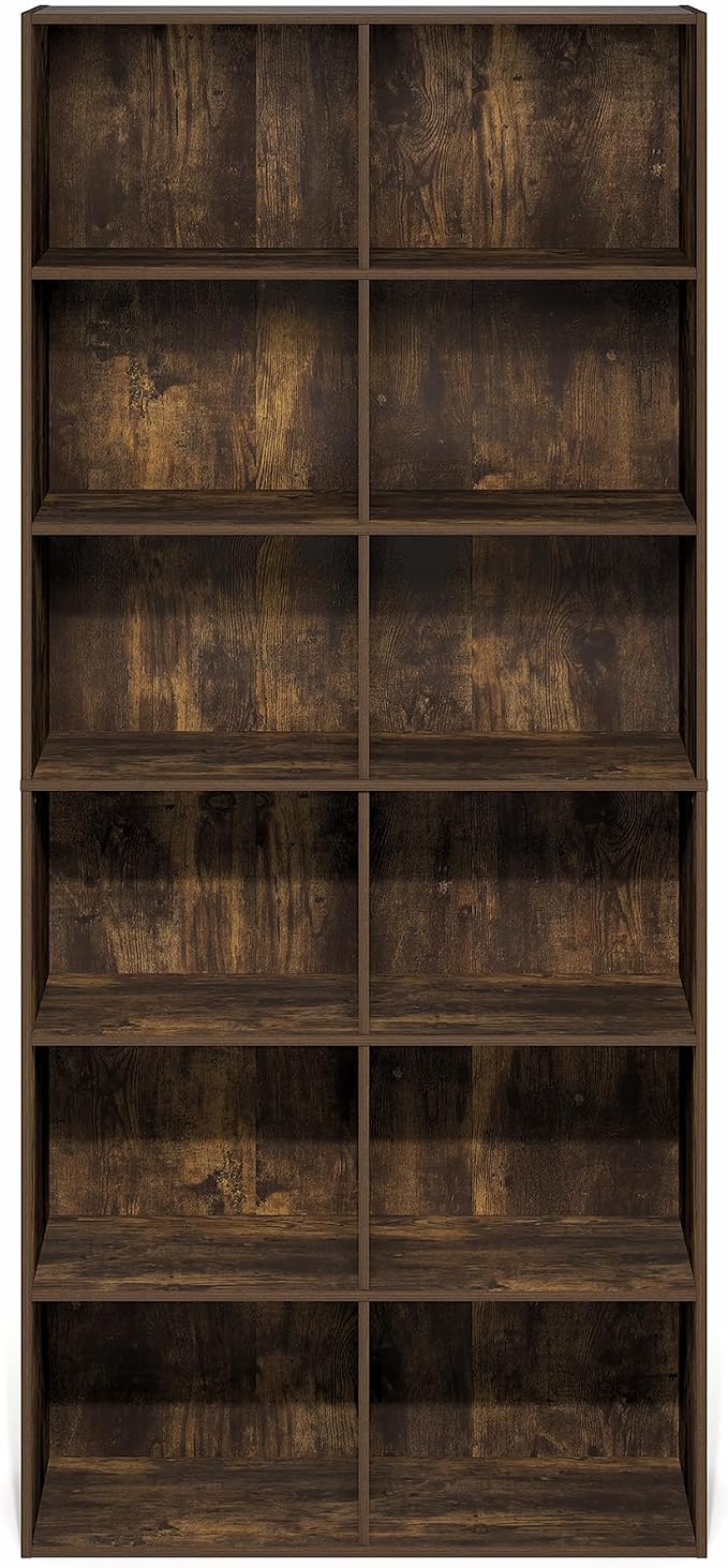 Furinno Basic Book Shelf, 12-Cube Bookshelf, Bookcase - Image 7