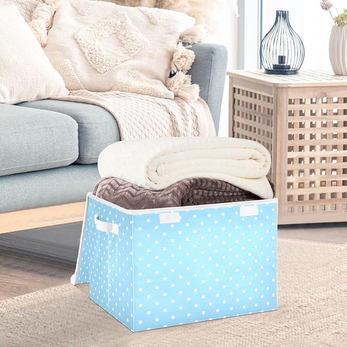 Storage Bins with Lids Storage Containers Storage Box with Handles Storage - Image 6