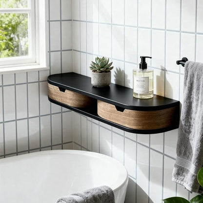 Floating Nightstand, Wall Mounted Bedside Shelf, Handmade Bedroom Furniture - Image 8