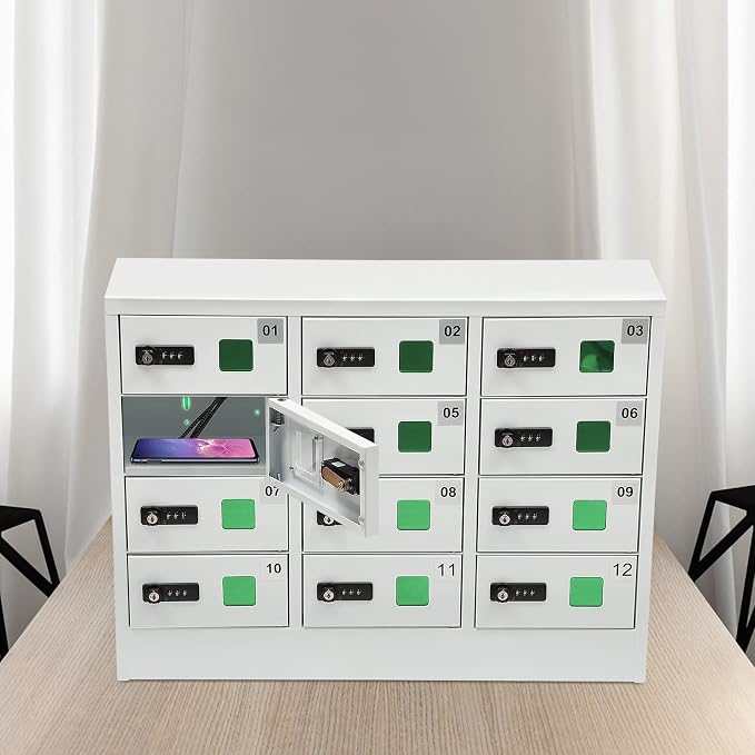 12 Slot Cellphone Charging Station, Locker Charging Station - Image 4