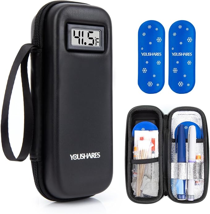 YOUSHARES Insulin Cooler Travel Case by YOUSHARES