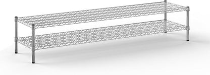 18" Deep x 72" Wide x 14" Height Wire Shelving Kit | 2-Tier | NSF Commercial by Regal+Altair