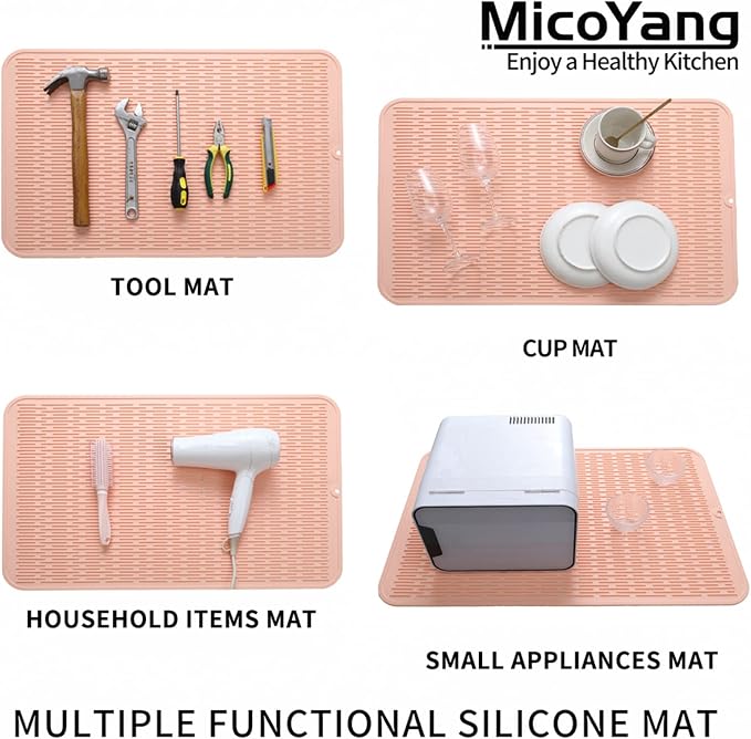 Silicone Dish Drying Mat for Multiple Usage, Easy clean, Eco-friendly, - Image 3