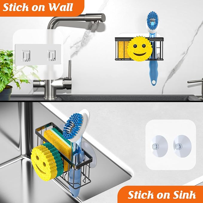 Sponge Holder Smiley Face, Sink Caddy - Image 7