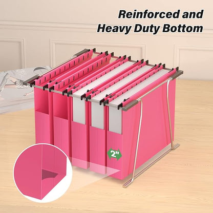 Ansook Hanging File Folders Letter Size Extra Capacity, Heavy Duty 2" - Image 4