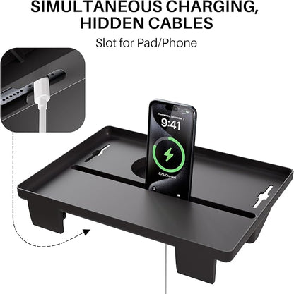 JOYMOOP Clip-On Bedside Shelf for Bunk Beds, Dorm Room Essentials, Bedside Caddy - Image 9
