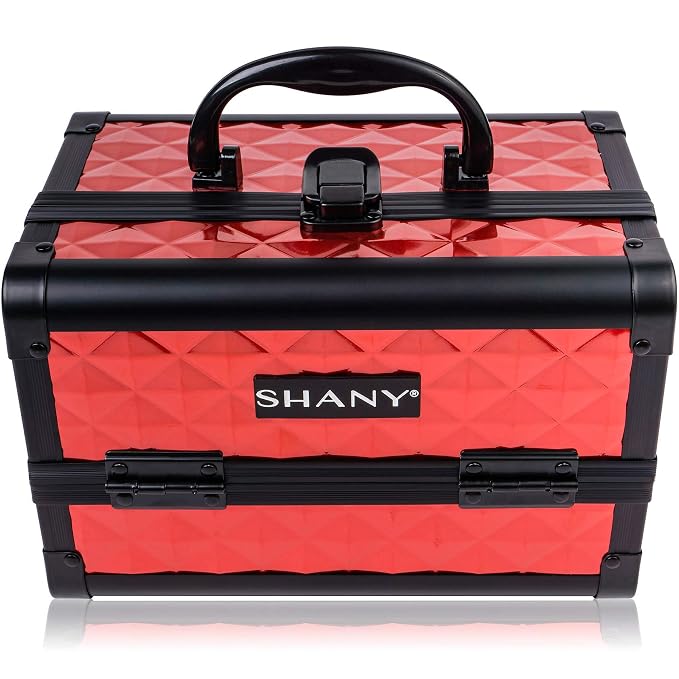 SHANY Chic Makeup Train Case Cosmetic Box Portable Makeup Case Cosmetics Beauty - Image 6