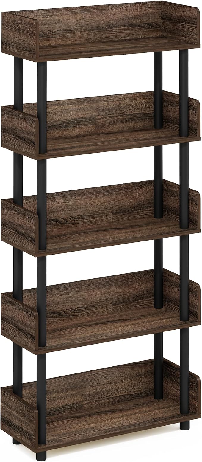 Furinno Turn-N-Tube 5-Tier Toolless Freestanding Multipurposes Display Rack - Image 6