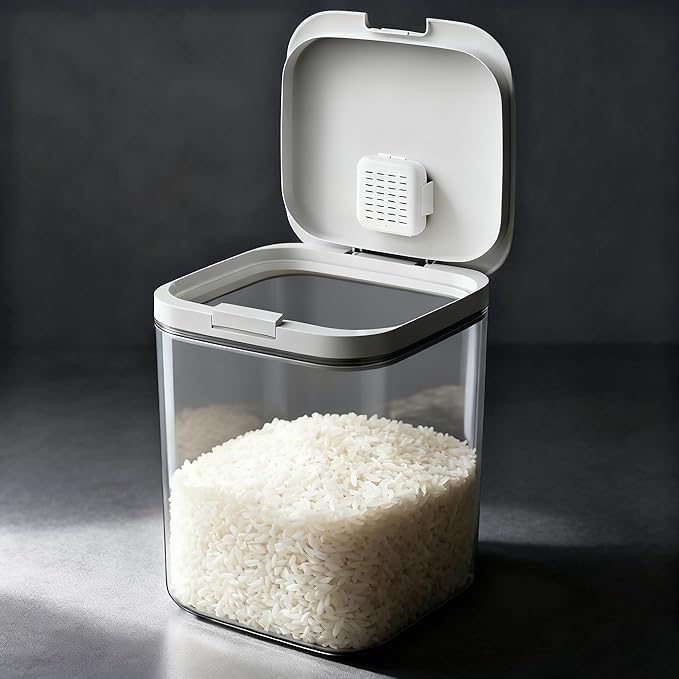 Flour Container 20LBS - 10 L /10.5 QT /10 KG - Rice Container Storage Food by LivLab