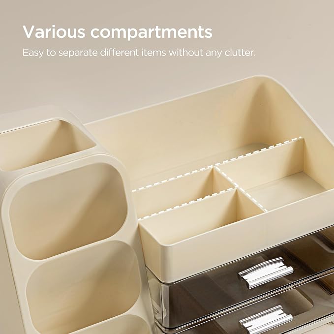 HBlife Makeup Organizer with Brush Holder - Image 3