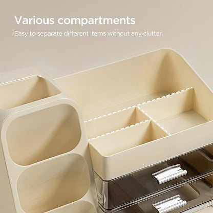HBlife Makeup Organizer with Brush Holder - Image 3