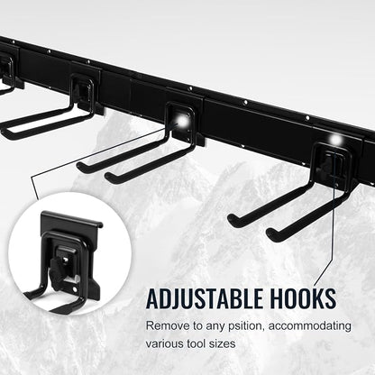 Garage Organization Wall Mount, 48inch Garden Tool Organizer - Image 3