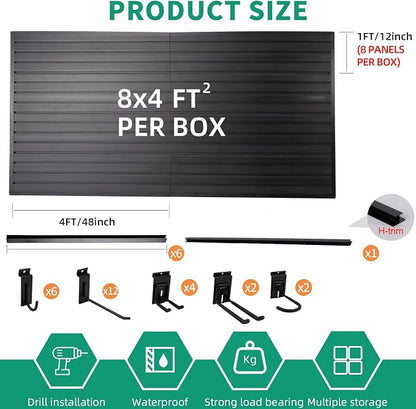 Slatwall Panel Garage Slat Wall Storage Systems - Image 2