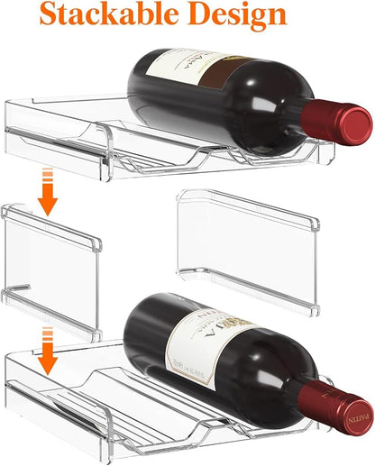 Lifewit Plastic Stackable Wine Rack - Image 2