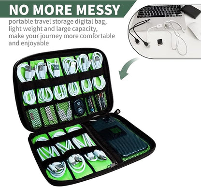 Lcsmaokin Electronics Travel Organizer, Portable Waterproof Electronic Travel - Image 3