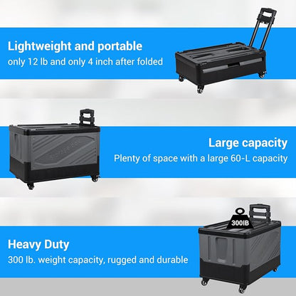 XCBYT Storage Bins with Wheels - Image 3