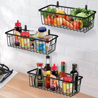 SheeChung Wall Hanging Baskets, Small Wire Basket - Image 6