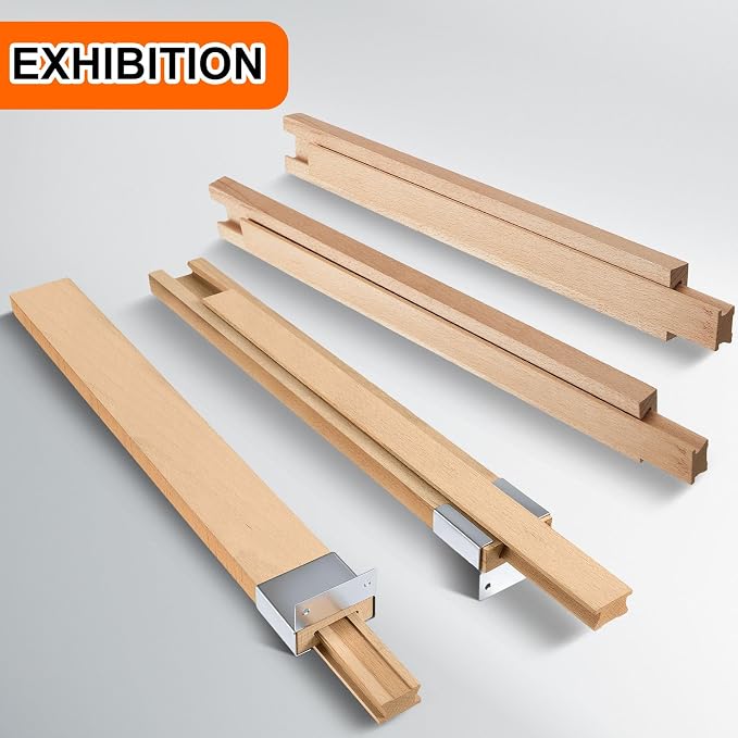 Maitys 16 Pcs Wooden Drawer Slides Bottom Mount Classic 16 Inches Center Guide - Image 5