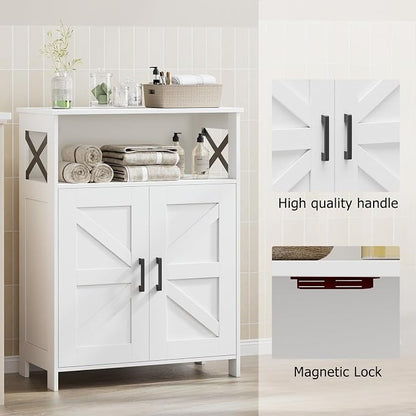 Homhedy Farmhouse Bathroom Storage Cabinet - Image 5